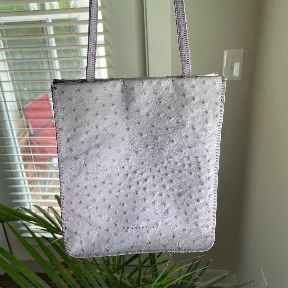 Coccinelle lavender tote bag